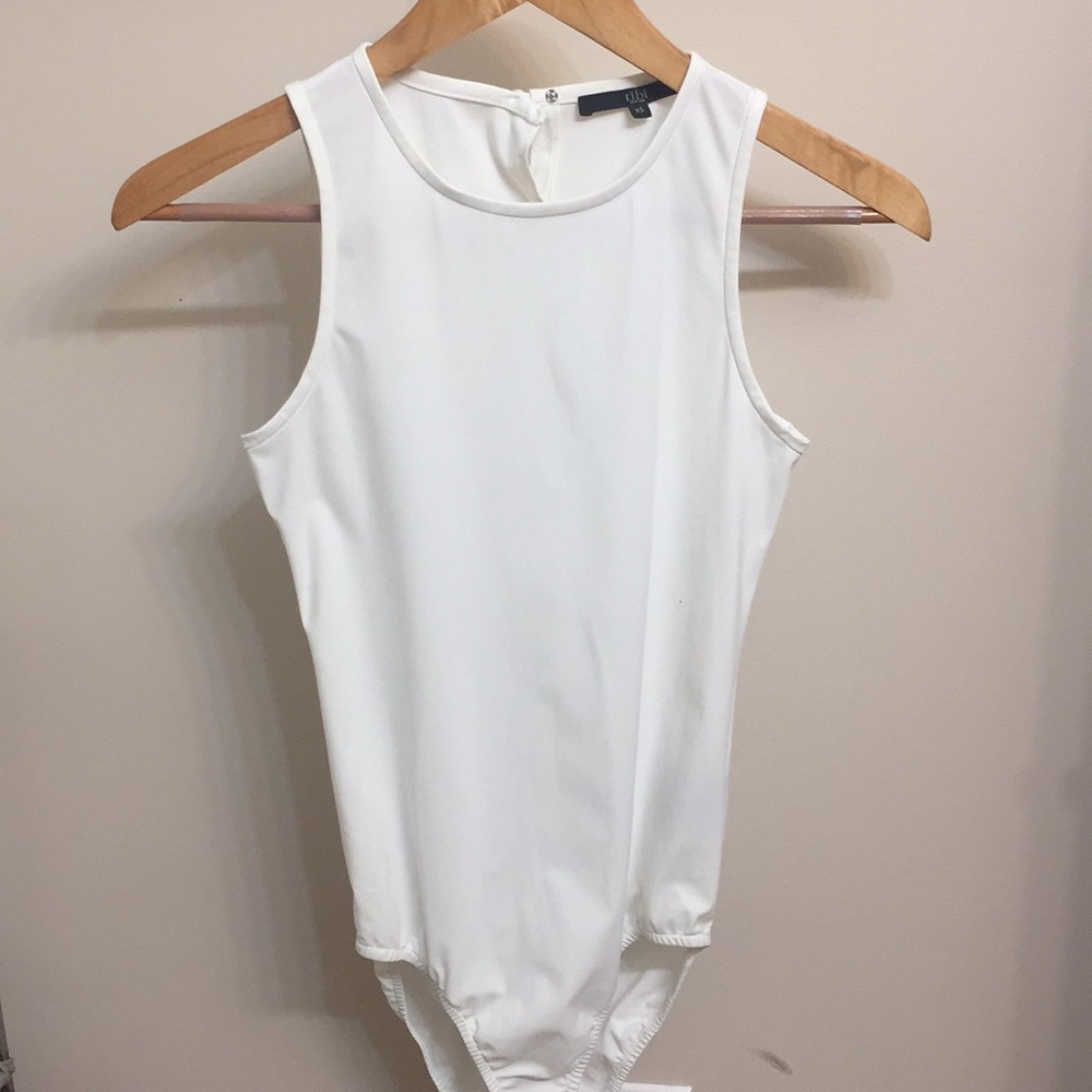White Tibi Bodysuit